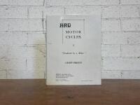 BOOK: HRD Motor Cycles by Geoff Preece [Location: Sydney]