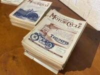 THE MOTOR CYCLE: A quantity of magazines covering the period 1938-1954 [Location: Sydney] - 2