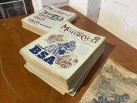 THE MOTOR CYCLE: A quantity of magazines covering the period 1938-1954 [Location: Sydney] - 13