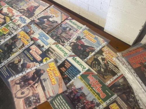 142 · MOTOR CYCLING: A quantity of magazines from the late 1970s to the early 1980s [Location: Sydney]