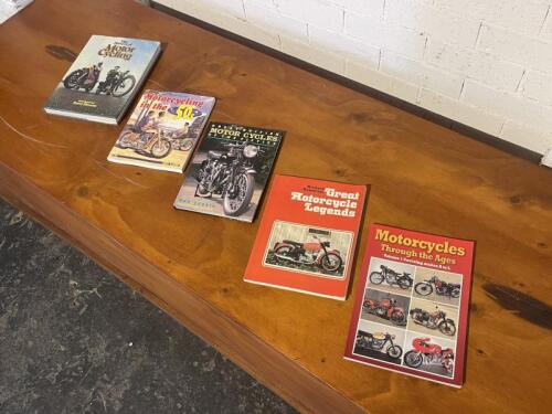150 · BOOKS: A collection of five books on motor cycles [Location: Sydney]