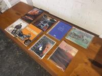 BOOK & BROCHURES: A collection of brochures and a book on Harley-Davidson motorcycles [Location: Sydney]