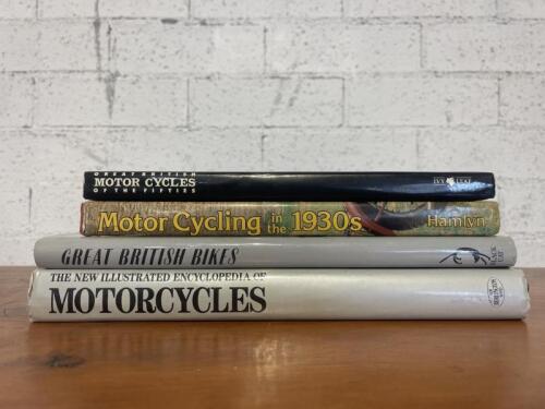 BOOKS: A collection of four books on motorcycles [Location: Sydney]