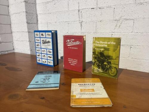 163 · BOOKS: A collection of five books on Velocette motorcycles [Location: Sydney]