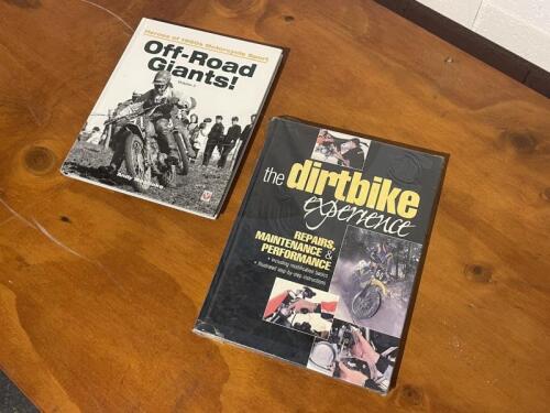 164 · BOOKS: A pair of books on dirt bikes & racing [Location: Sydney]