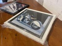 BOOKS & FRAMED PRINTS: A collection of four books and two framed prints on Harley-Davidson & Indian motorcycles [Location: Sydney] - 9
