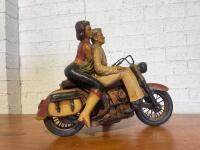INDIAN: A modern painted resin motorcycle sculpture [Location: Sydney] - 6