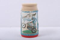 EVEL KNIEVEL: An original 1974 Evel Knievel Thermo Bottle by Aladdin