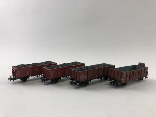 MARKLIN: Four Marklin open goods wagons, circa 1971