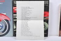 INDIAN: Four publications related to the Indian Motorcycle. 'INDIAN MOTORCYCLES' hardcover book by Jerry Hatfield and Hans Halberstadt - 4