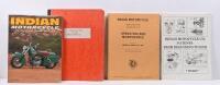 INDIAN: Four publications related to the Indian Motocycle. 'INDIAN SERVICE SHOTS 1927-1948 NUMBERS 1 THROUGH 219'