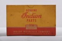 INDIAN: Three Indian related items. Beer Bottle & Empty Indian Part Boxes - 2