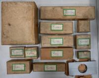 JENSEN: A collection of thirteen new old stock Jensen Gearbox service tools manufactured by Kent-Moore Engineering Birmingham England. Including Ball joint remover (817), Two Suspension arm bush remover and installer (VR2023), Rear spring seat bush expand