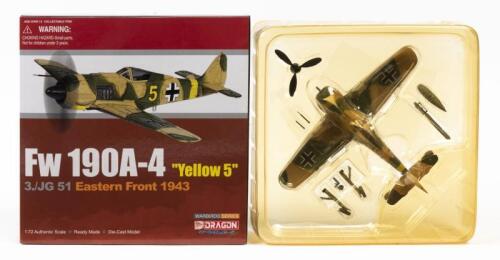 DRAGON WINGS: A NOS 1:72 scale Dragon Wings Focke Wulf Fw 190A-4 "Yellow 5" die-cast model