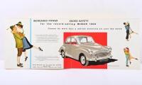 MORRIS MINOR: A large original 1969 colour fold out Morris Minor 1000 sales brochure - 2