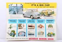 MORRIS MINOR: A large original 1969 colour fold out Morris Minor 1000 sales brochure - 3