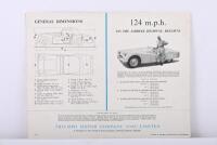TRIUMPH: An 1953&nbsp;Triumph Sports sales brochure - 3