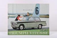 TRIUMPH: A 1960's Triumph Vitesse 'the smooth six'&nbsp;sales brochure
