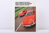 TRIUMPH: A 1968 Triumph GT6 Mk2 colour&nbsp;sales brochure