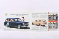 PEUGEOT: An original 1962 Peugeot 403 model range sales brochure - 2