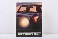 TRIUMPH: A 1967 Triumph TR5/PI fold-out sales brochure