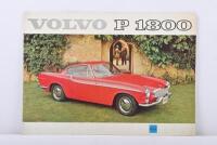 VOLVO: An original and rare 1960's&nbsp;VOLVO P 1800&nbsp;sales brochure