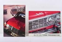 ROVER: A 1974 British Leyland Rover 'ROVER 3500' colour sales brochure