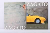 ZAGATO: Two Aston Martin Zagato sales brochures