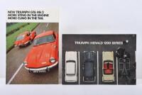 TRIUMPH: Two Triumph sales brochures. 1969&nbsp;Triumph GT6 Mk2 brochure