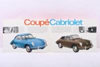 PORSCHE: An original 1963 PORSCHE 356 C sales brochure. French text - 2