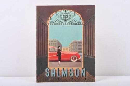 SALMSON: An original and rare 1951 SALMSON four fold colour sales brochure