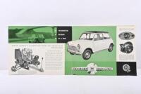 MINI: Two 1960's Morris Mini brochures. 'MORRIS MINI-COOPER' & 'MORRIS MINI-MINOR' sales brochures - 2