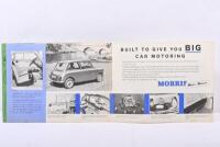 MINI: Two 1960's Morris Mini brochures. 'MORRIS MINI-COOPER' & 'MORRIS MINI-MINOR' sales brochures - 3