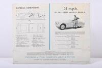 TRIUMPH: A 1954&nbsp;Triumph Sports sales brochure - 3
