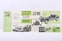 MINI-MOKE: An original 1967 'MORRIS MINI-MOKE'&nbsp;four page sales brochure - 2