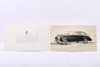 ROLLS-ROYCE: An original 1954 Rolls-Royce SILVER WRAITH - 'COACHWORK BY JAMES YOUNG' brochure - 2