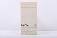 TOYOTA: A 1968 Toyota model range brochure. Toyota 2000 GT reference - 3