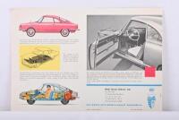 NSU: Two 1960's NSU sales brochures. NSU-SPORT-Prinz & NSU PRINZ III sales brochures & - 4