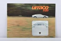 LAMBORGHINI: An original 1970's Automobili Ferruccio Lamborghini S.p.A.' Lamborghini Urraco P250 sales brochure