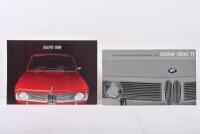 BMW: Two 1960's BMW sales brochures. 1964&nbsp;BMW 1800 TI & 'BMW 1800' brochures
