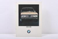 B.M.W: An August 1968&nbsp;'BMW 2000' sales brochure