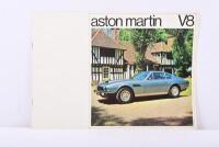 ASTON MARTIN: An original 'aston martin v8' sales brochure