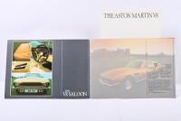 ASTON MARTIN: Two 1975 ASTON MARTIN sales brochures. Aston Martin V8 brochures - 2