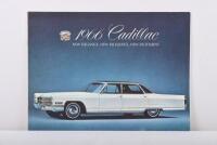 CADILLAC: A 1966&nbsp;'Cadillac - NEW ELEGANCE...NEW EXCELLENCE...NEW EXCITEMENT' model range catalogue