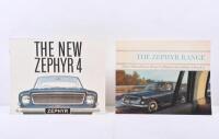 FORD: Two Ford Zephyr colour sales brochures. 1963 & 1964 sales brochures
