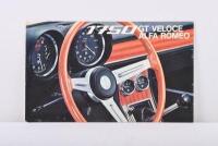 ALFA ROMEO: An original 1960's&nbsp;'1750 GT VELOCE ALFA ROMEO'&nbsp;small format sales brochure