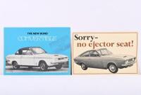 BOND: Two interesting small format 1960'S Bond sales brochures. Bond Equipe 2-litre GT & Bond Convertible brochures