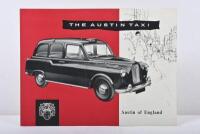 AUSTIN: An original 'THE AUSTIN TAXI' sales brochure
