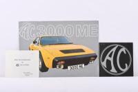 AC: Two&nbsp;AC Cars Limited sales brochures. AC 3000 ME & AC 3 LITRE sales brochures
