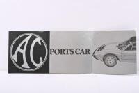 AC: Two&nbsp;AC Cars Limited sales brochures. AC 3000 ME & AC 3 LITRE sales brochures - 2